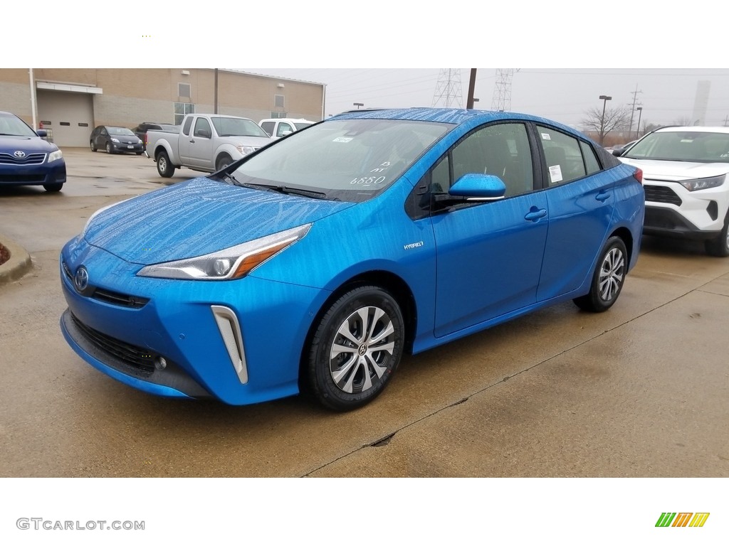 Electric Storm Blue 2020 Toyota Prius XLE AWD-e Exterior Photo #137367964