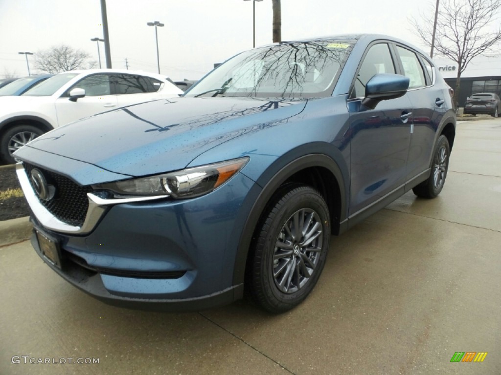 Eternal Blue Mica 2020 Mazda CX-5 Sport AWD Exterior Photo #137368462