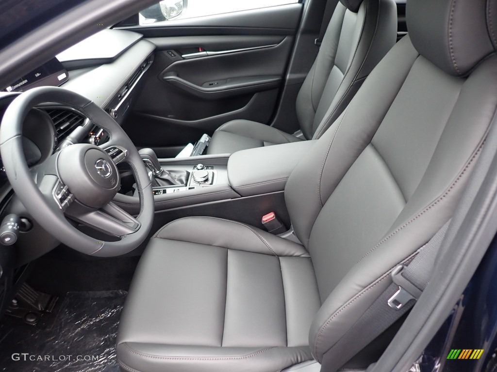 Black Interior 2020 Mazda MAZDA3 Select Sedan AWD Photo #137368699