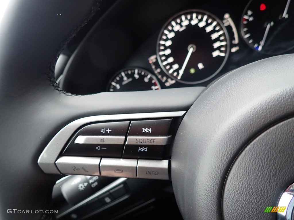 2020 Mazda MAZDA3 Select Sedan AWD Black Steering Wheel Photo #137368846