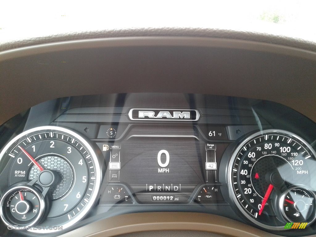 2020 Ram 1500 Laramie Crew Cab 4x4 Gauges Photo #137369488