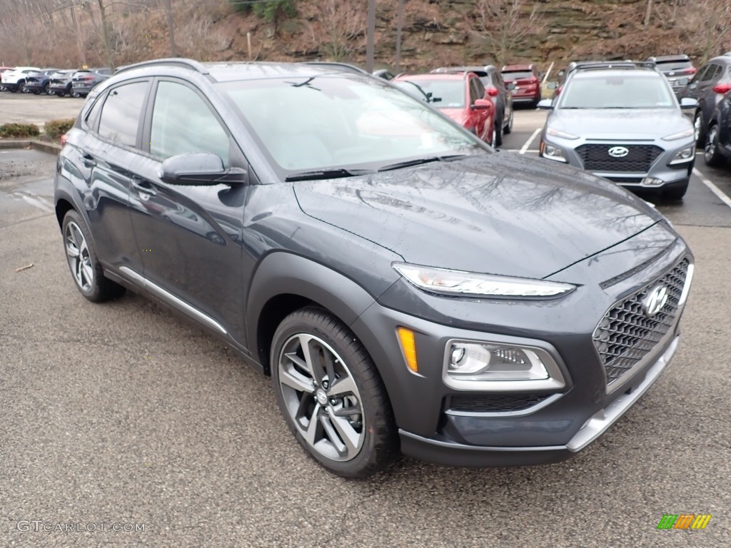 Thunder Gray 2020 Hyundai Kona Ultimate AWD Exterior Photo #137371755