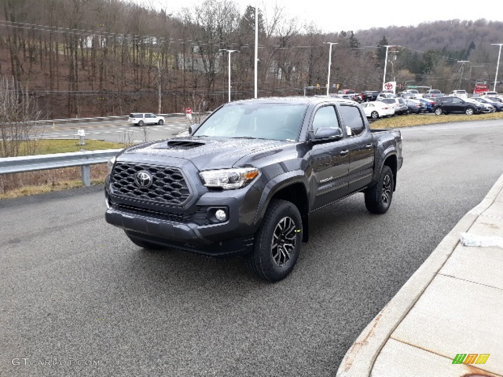 2020 Tacoma TRD Sport Double Cab 4x4 - Magnetic Gray Metallic / TRD Cement/Black photo #40