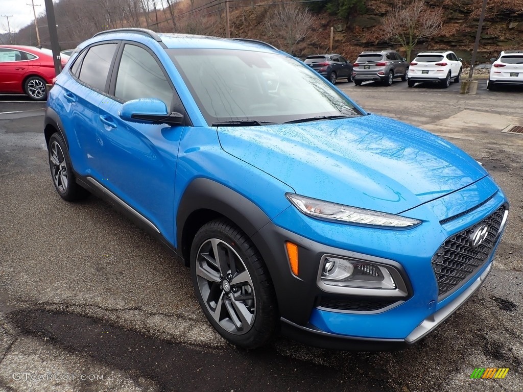 Surf Blue 2020 Hyundai Kona Limited AWD Exterior Photo #137372941
