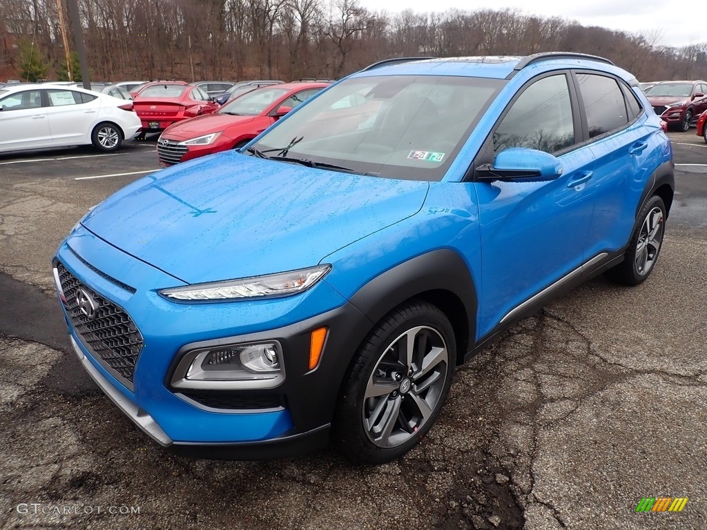 Surf Blue 2020 Hyundai Kona Limited AWD Exterior Photo #137372992
