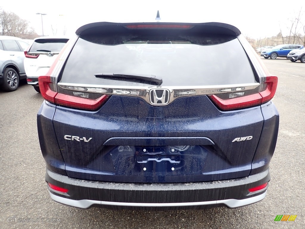 2020 CR-V EX-L AWD - Obsidian Blue Pearl / Gray photo #3