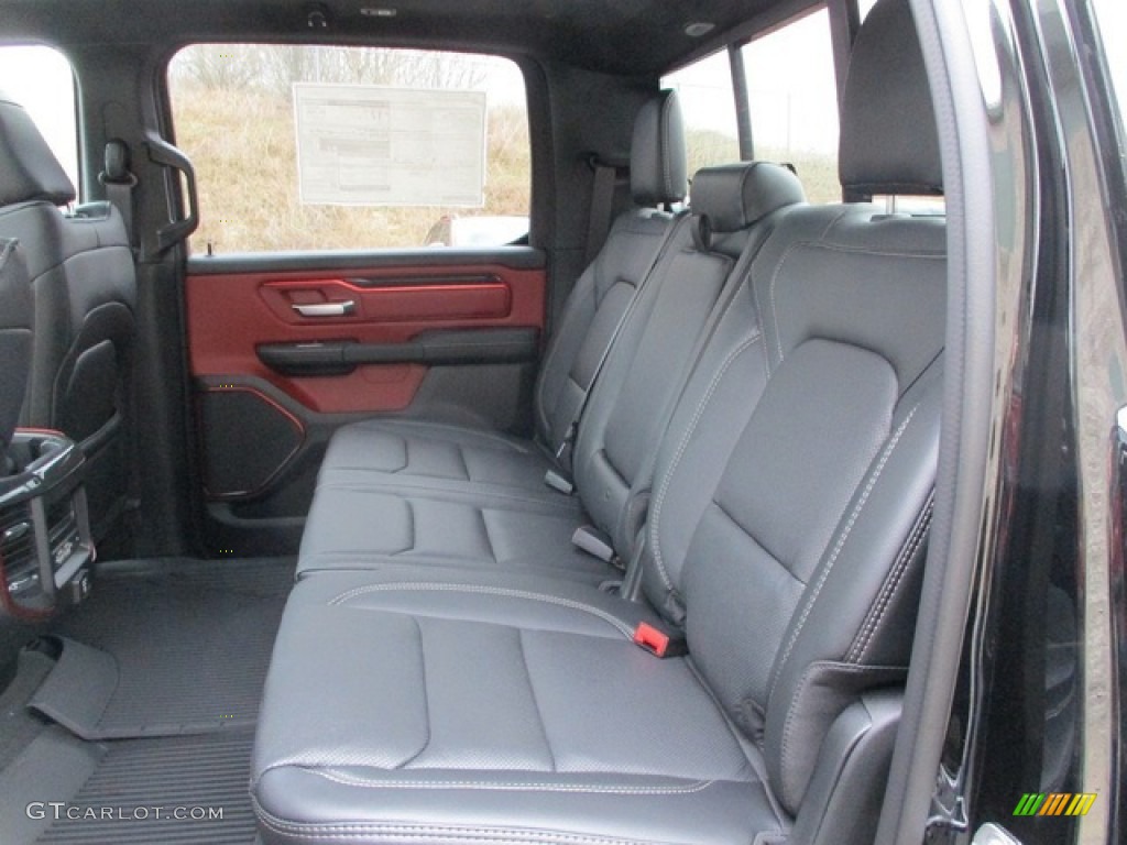 2020 Ram 1500 Rebel Crew Cab 4x4 Rear Seat Photo #137375371