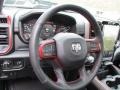 2020 Ram 1500 Red/Black Interior Steering Wheel Photo
