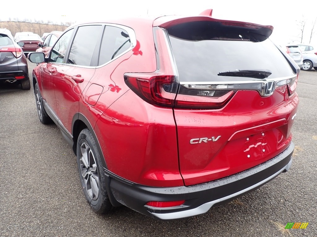 2020 CR-V EX AWD - Radiant Red Metallic / Gray photo #2