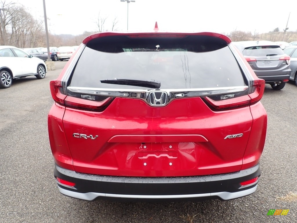 2020 CR-V EX AWD - Radiant Red Metallic / Gray photo #3