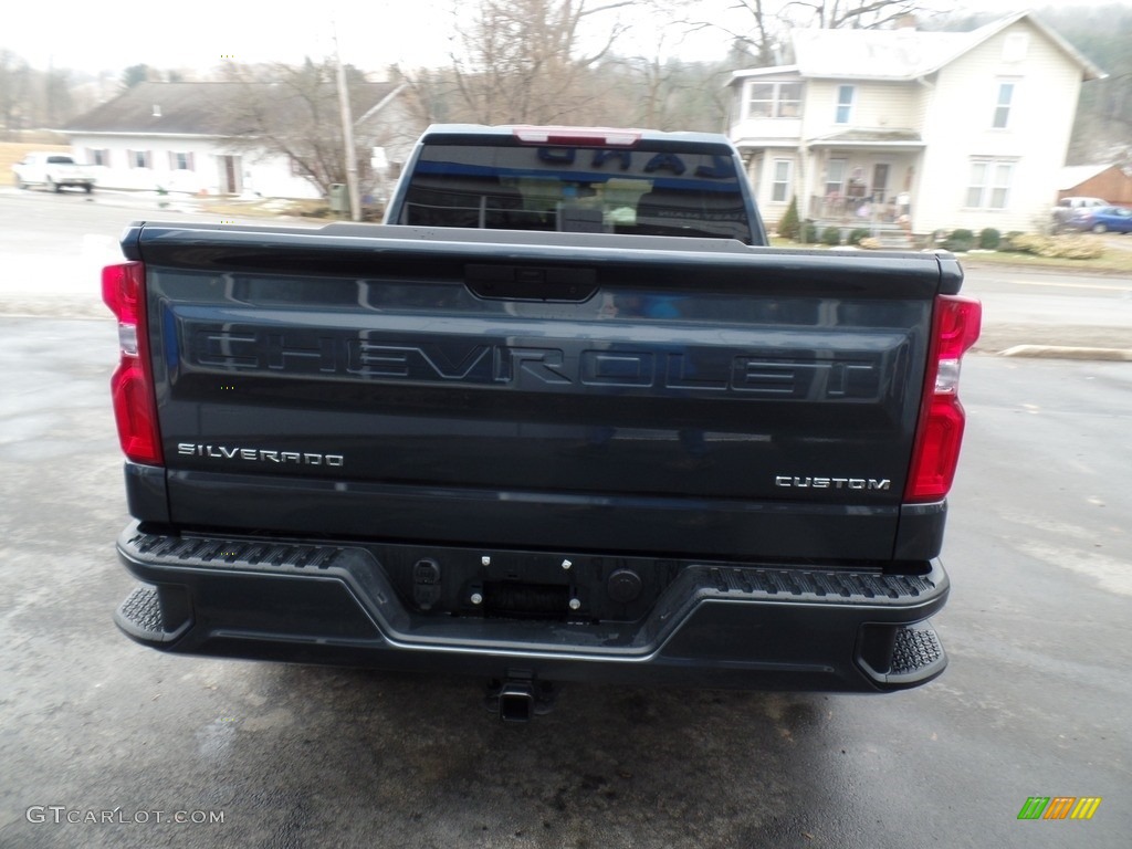 2020 Silverado 1500 Custom Double Cab 4x4 - Shadow Gray Metallic / Jet Black photo #8