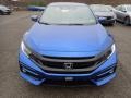 2020 Aegean Blue Metallic Honda Civic EX Hatchback  photo #6