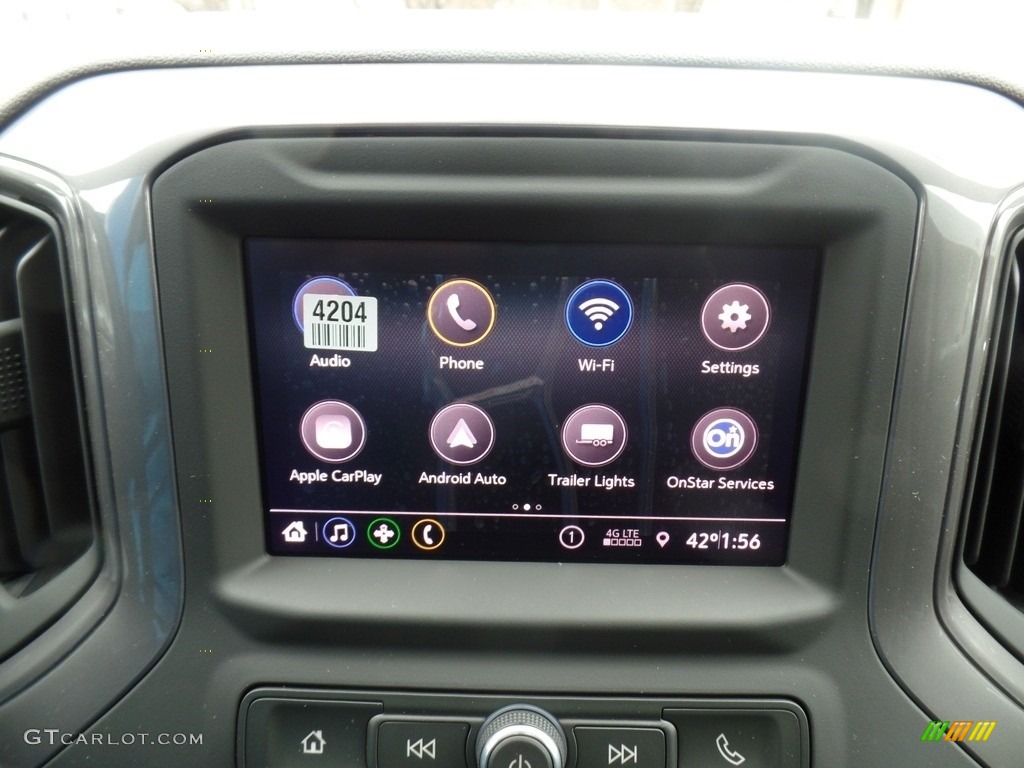2020 Silverado 1500 Custom Double Cab 4x4 - Shadow Gray Metallic / Jet Black photo #27