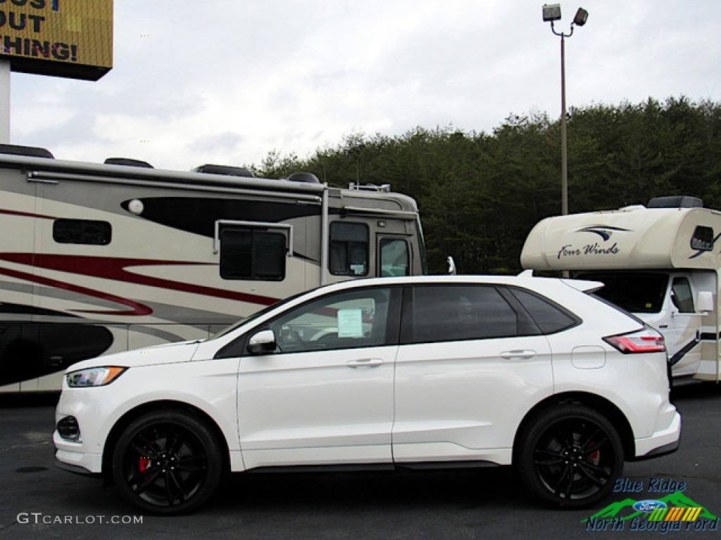 2020 Edge ST AWD - Star White Metallic Tri-Coat / Ebony photo #2