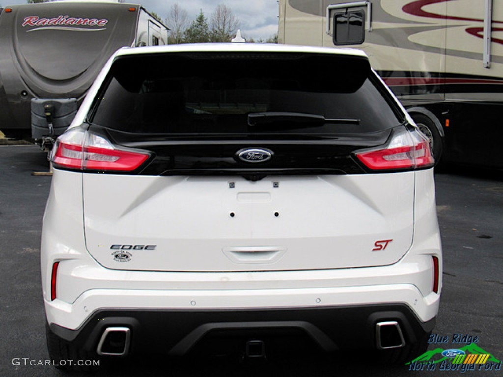2020 Edge ST AWD - Star White Metallic Tri-Coat / Ebony photo #4