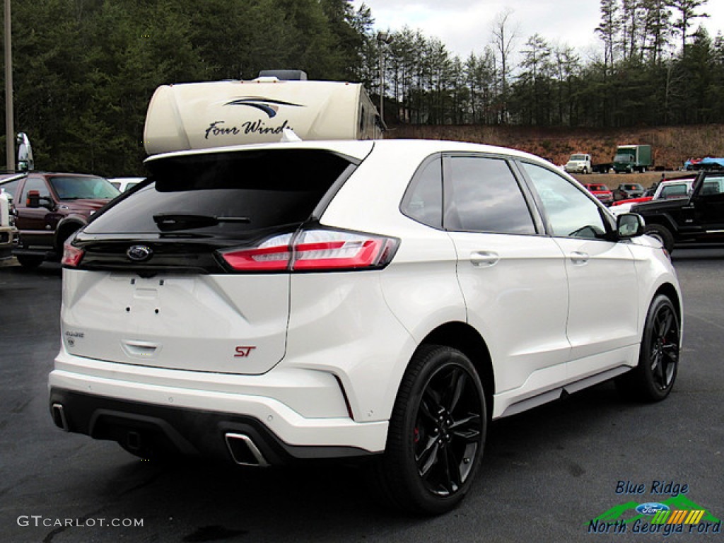 2020 Edge ST AWD - Star White Metallic Tri-Coat / Ebony photo #5