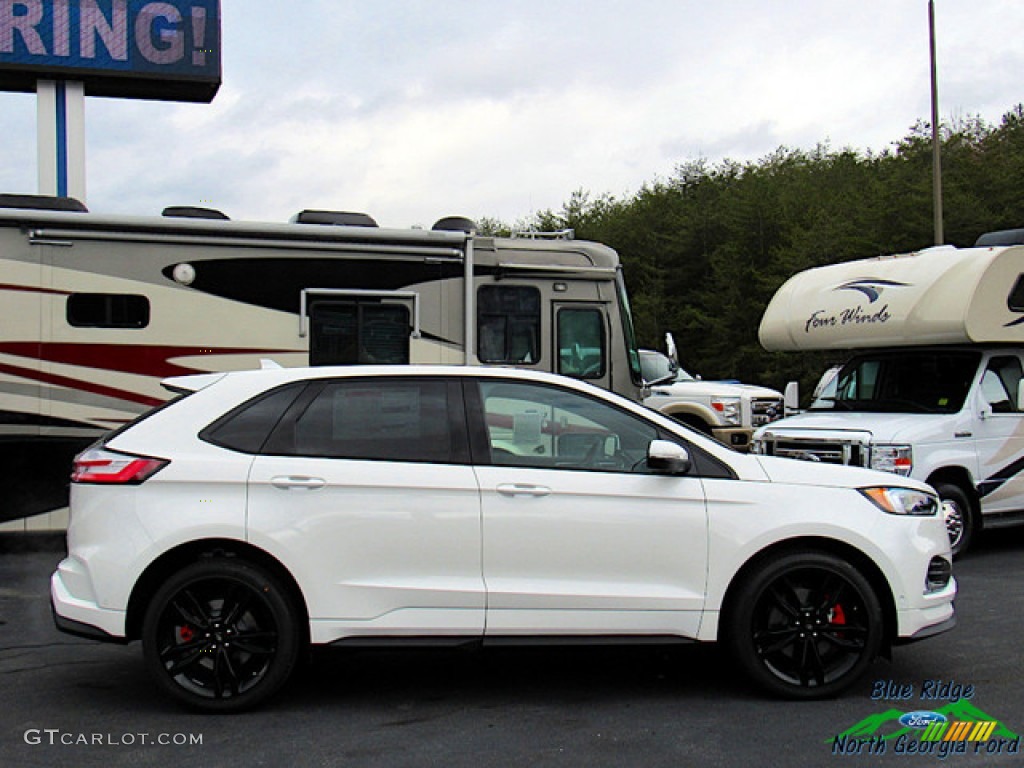 2020 Edge ST AWD - Star White Metallic Tri-Coat / Ebony photo #6