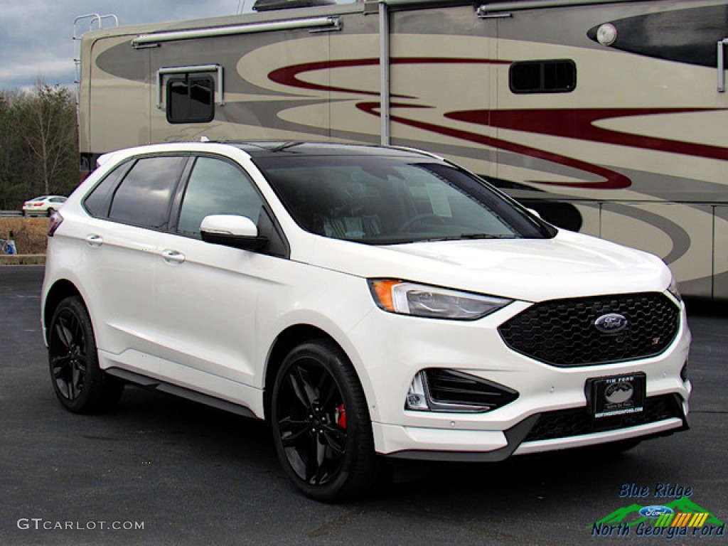 2020 Edge ST AWD - Star White Metallic Tri-Coat / Ebony photo #7