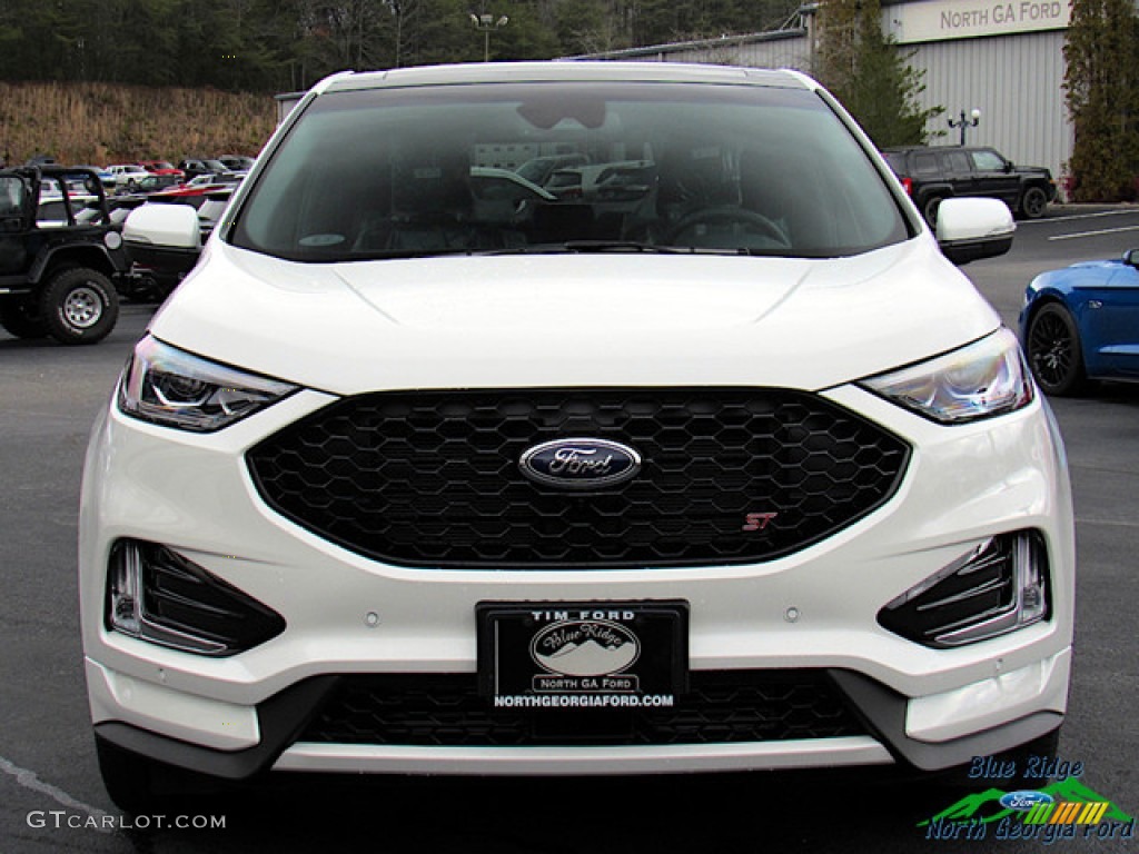 2020 Edge ST AWD - Star White Metallic Tri-Coat / Ebony photo #8