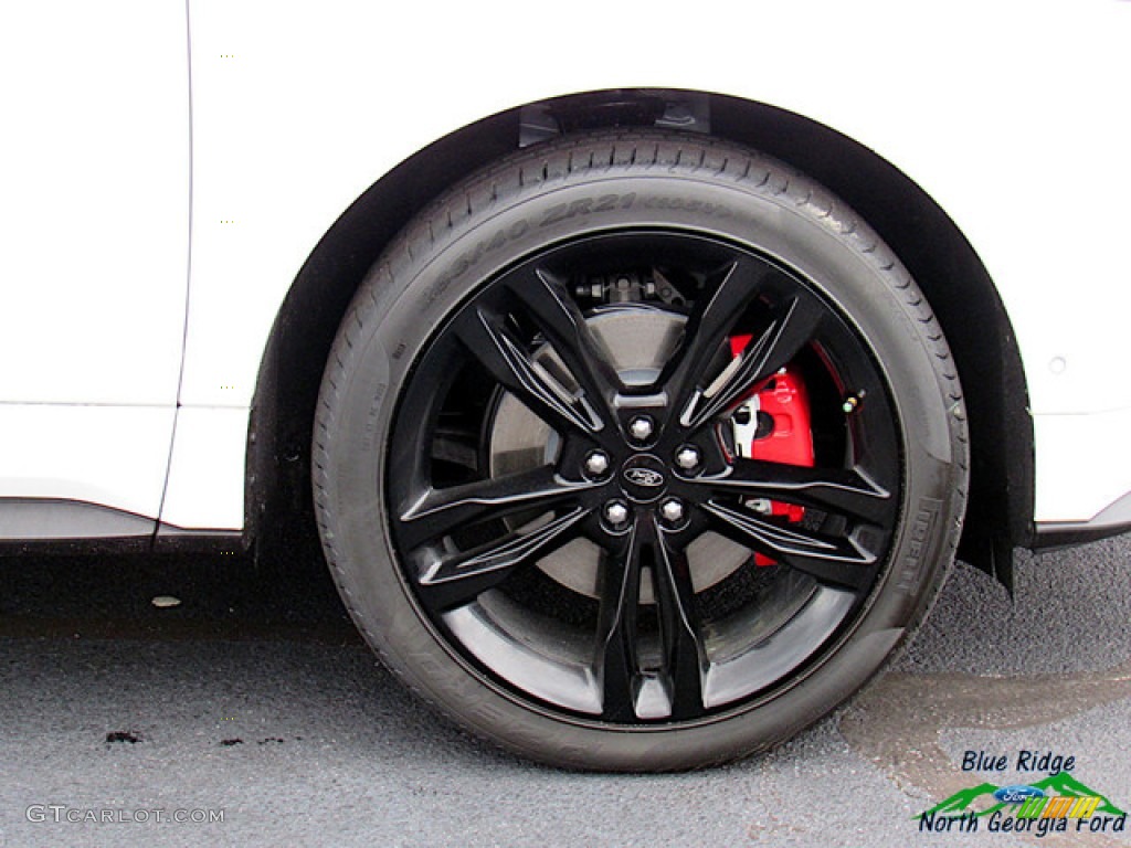 2020 Edge ST AWD - Star White Metallic Tri-Coat / Ebony photo #9