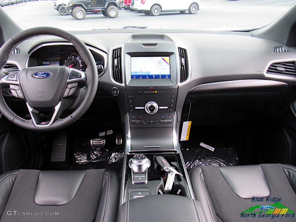 2020 Edge ST AWD - Star White Metallic Tri-Coat / Ebony photo #15