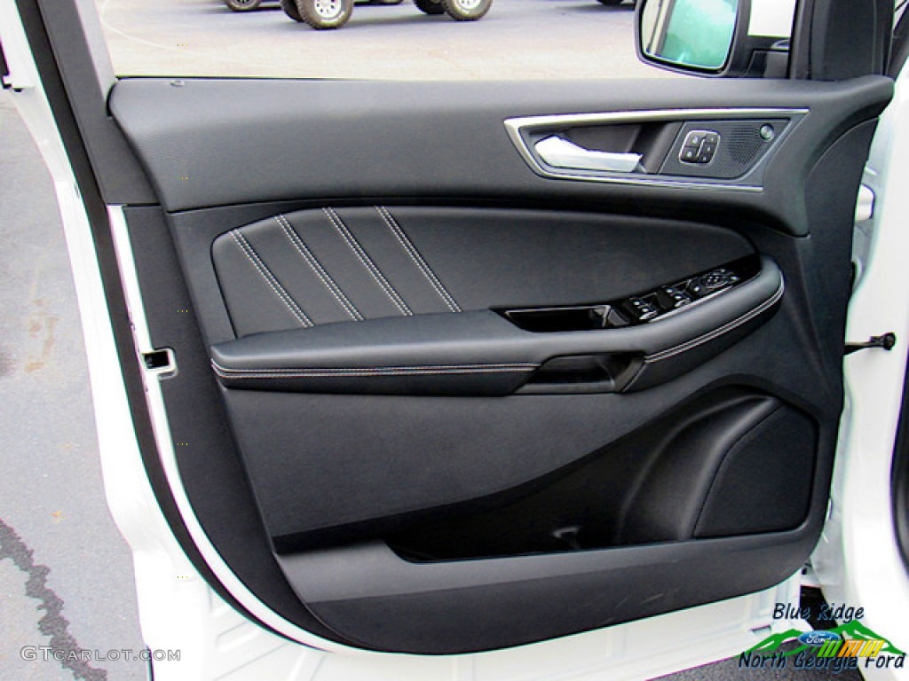 2020 Edge ST AWD - Star White Metallic Tri-Coat / Ebony photo #26