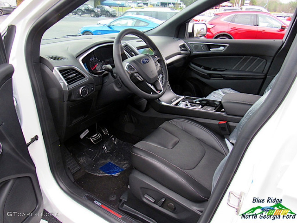 2020 Edge ST AWD - Star White Metallic Tri-Coat / Ebony photo #27