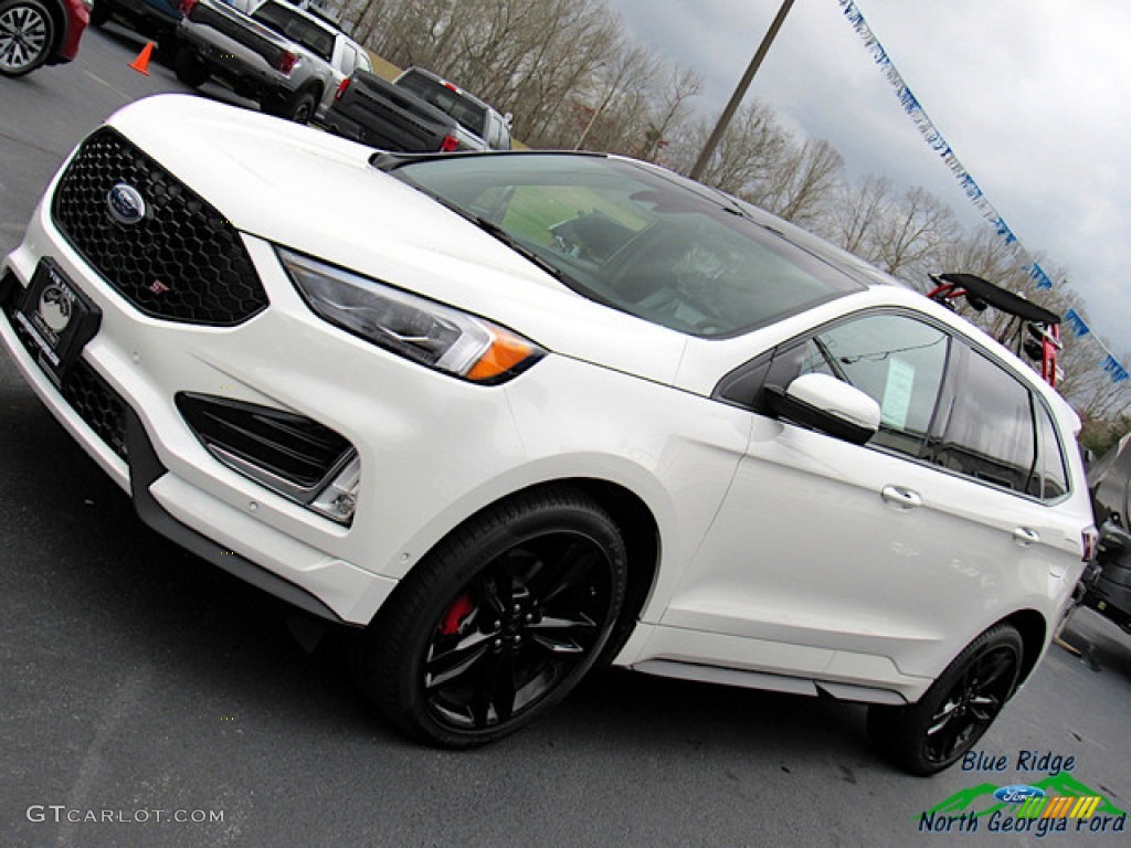 2020 Edge ST AWD - Star White Metallic Tri-Coat / Ebony photo #30