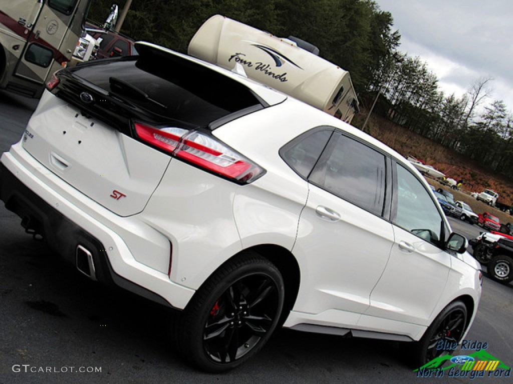 2020 Edge ST AWD - Star White Metallic Tri-Coat / Ebony photo #32