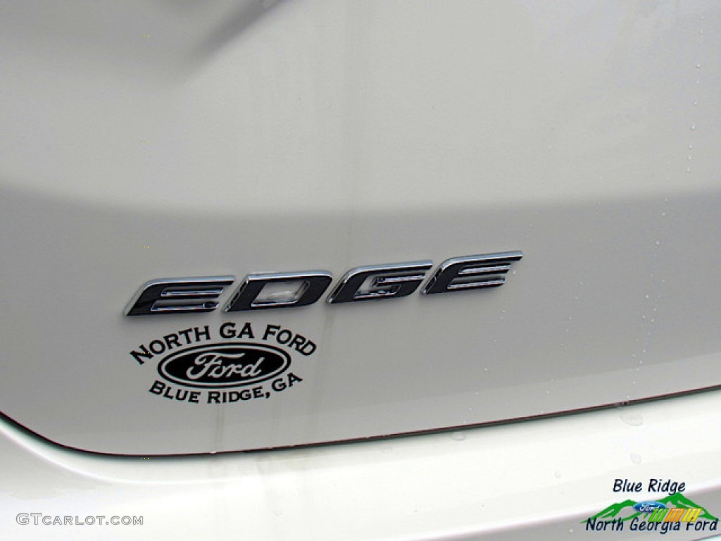 2020 Edge ST AWD - Star White Metallic Tri-Coat / Ebony photo #34