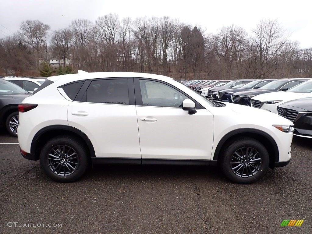 Snowflake White Pearl 2020 Mazda CX-5 Touring AWD Exterior Photo #137377795