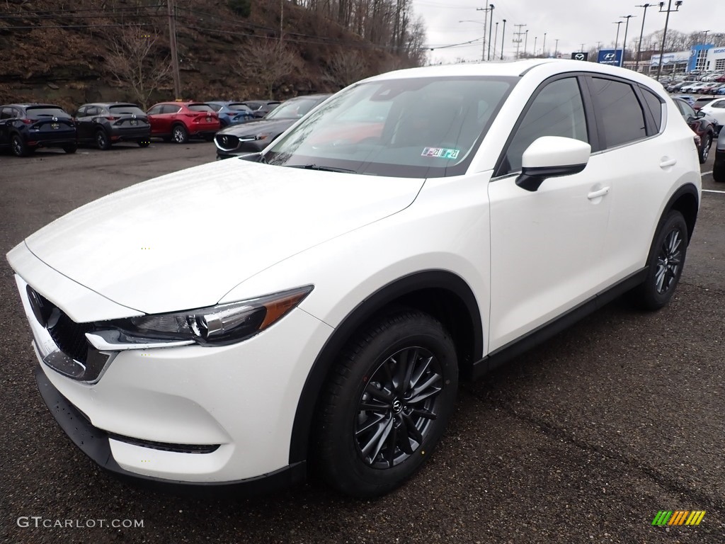 Snowflake White Pearl 2020 Mazda CX-5 Touring AWD Exterior Photo #137377867