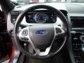 2015 Ford Taurus SHO Charcoal Black Interior Steering Wheel Photo