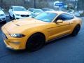 2018 Orange Fury Ford Mustang GT Premium Fastback  photo #7