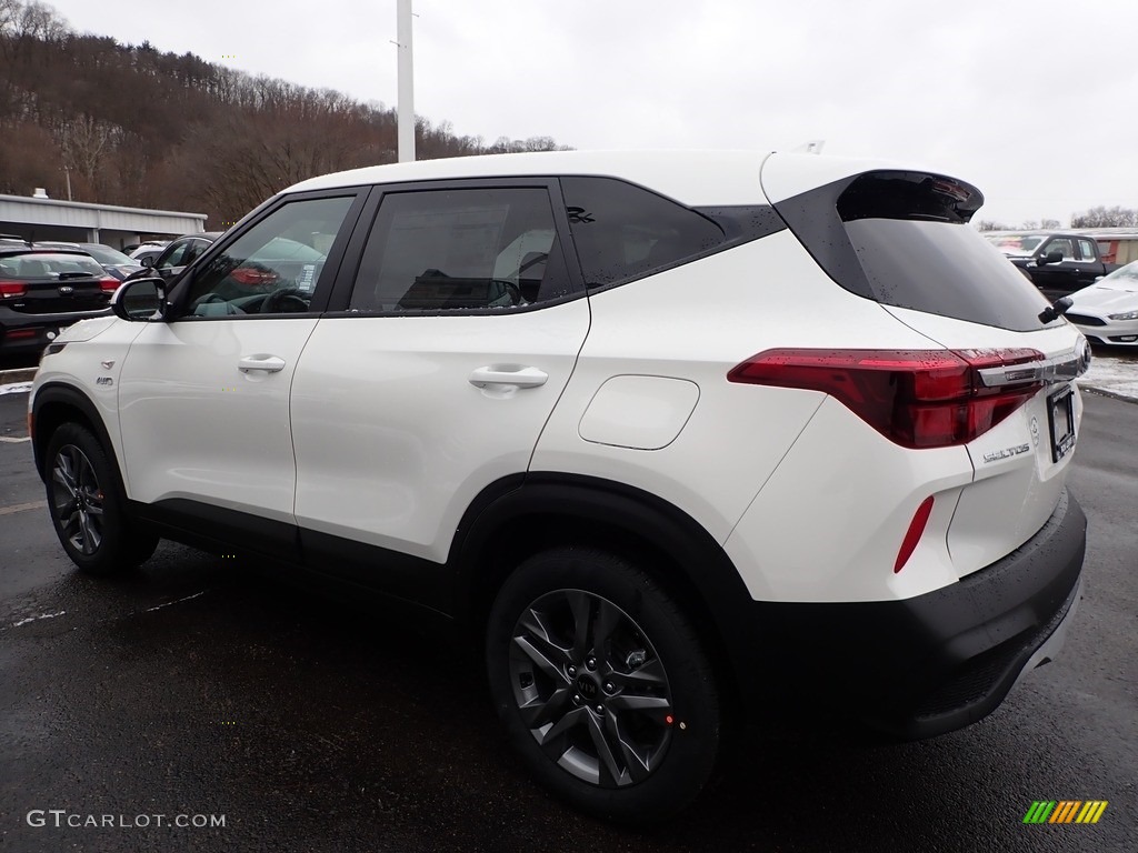 Clear White 2021 Kia Seltos LX AWD Exterior Photo #137383600