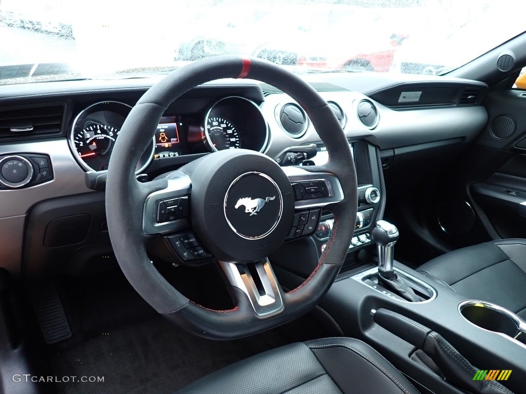 2018 Mustang GT Premium Fastback - Orange Fury / Ebony photo #12