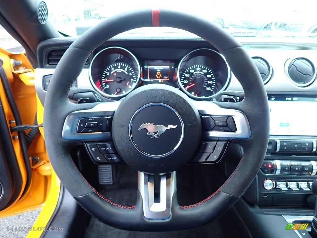 2018 Mustang GT Premium Fastback - Orange Fury / Ebony photo #17