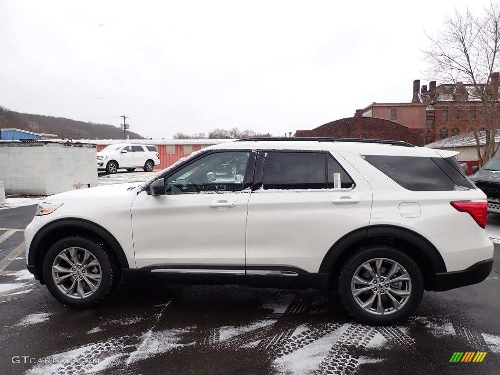 2020 Explorer XLT 4WD - Oxford White / Ebony photo #6