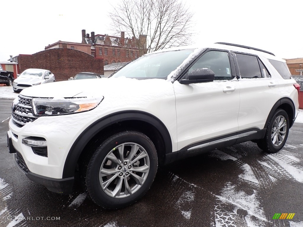 2020 Explorer XLT 4WD - Oxford White / Ebony photo #7
