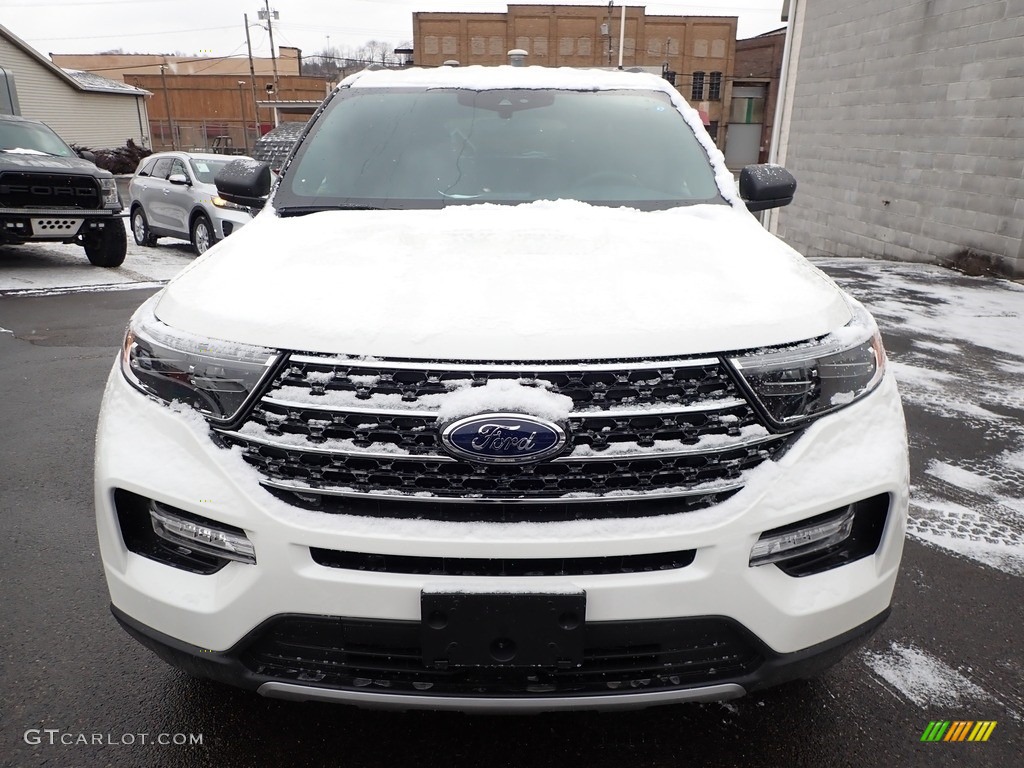 2020 Explorer XLT 4WD - Oxford White / Ebony photo #8