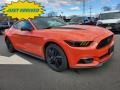 2015 Competition Orange Ford Mustang EcoBoost Premium Coupe  photo #1