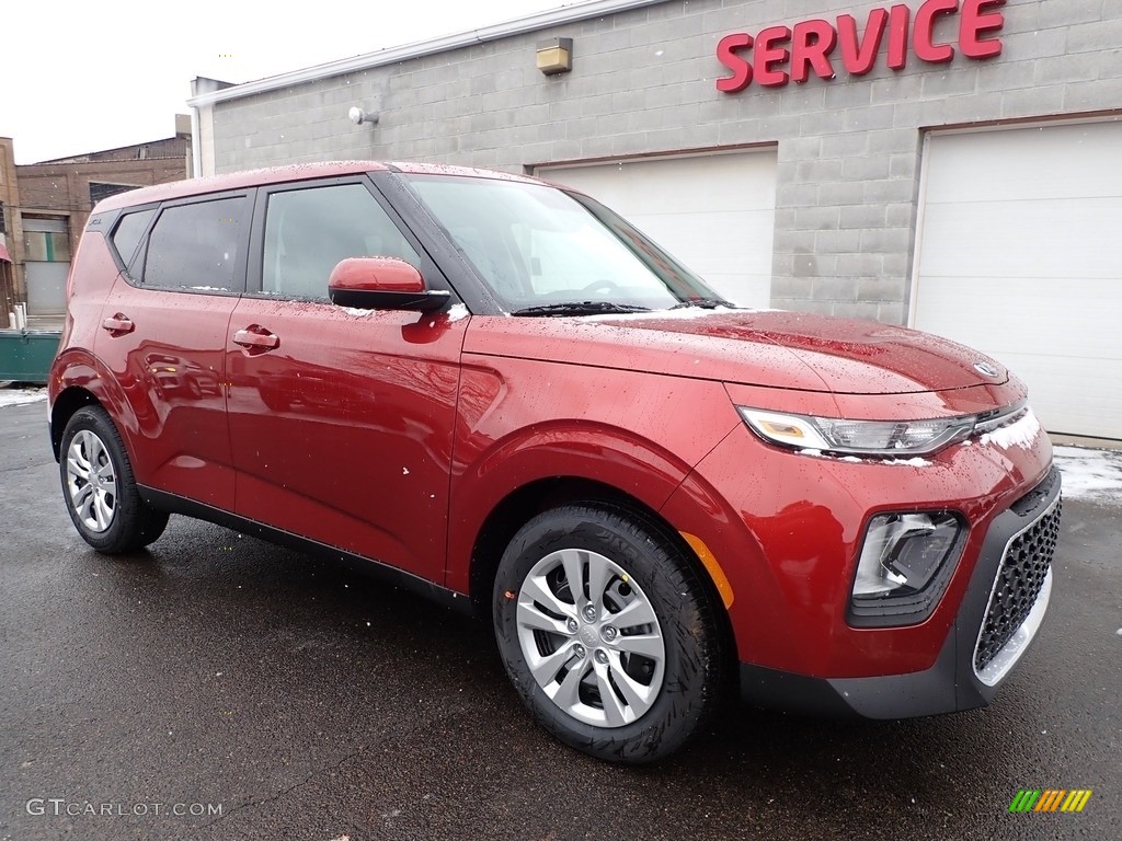 Mars Orange 2020 Kia Soul LX Exterior Photo #137387320