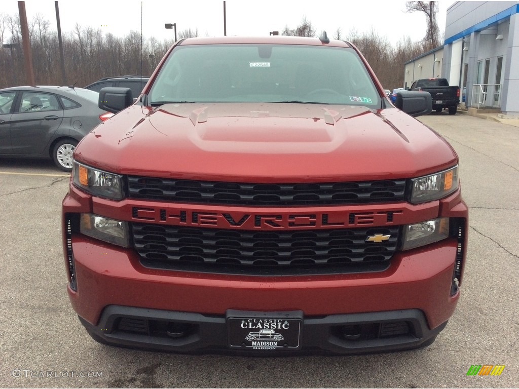 2020 Silverado 1500 Custom Double Cab 4x4 - Cajun Red Tintcoat / Jet Black photo #4