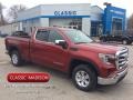 2020 Red Quartz Tintcoat GMC Sierra 1500 SLE Double Cab 4WD  photo #1