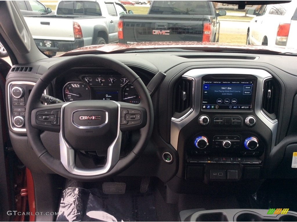 2020 Sierra 1500 SLE Double Cab 4WD - Red Quartz Tintcoat / Jet Black photo #3