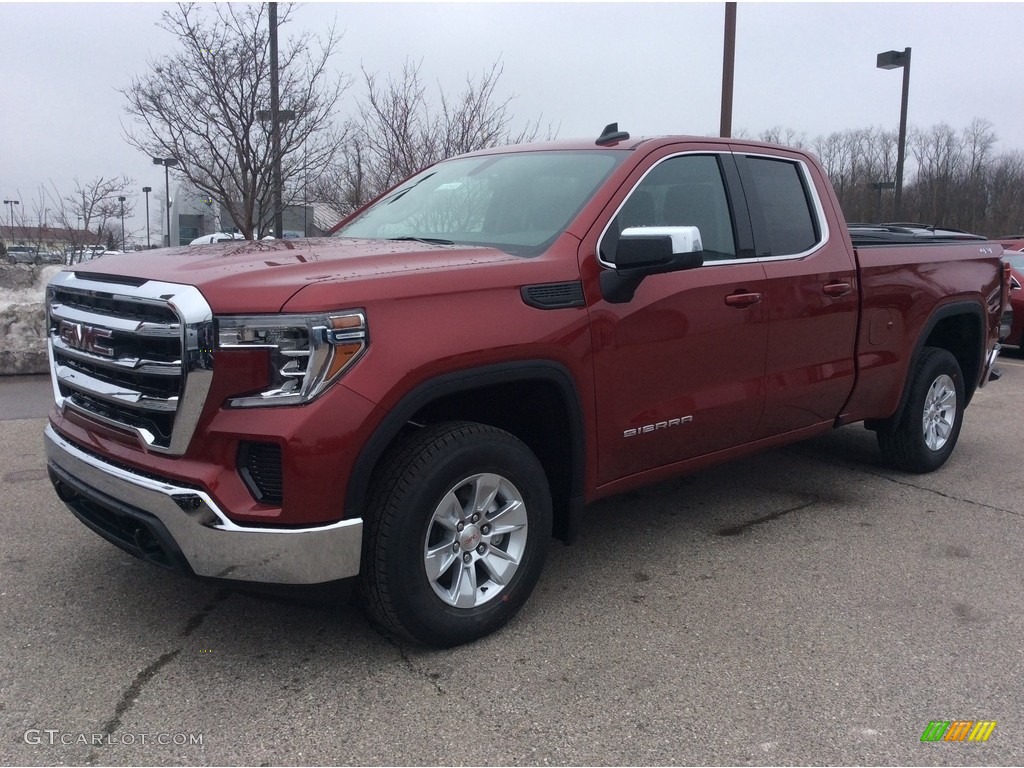 2020 Sierra 1500 SLE Double Cab 4WD - Red Quartz Tintcoat / Jet Black photo #5