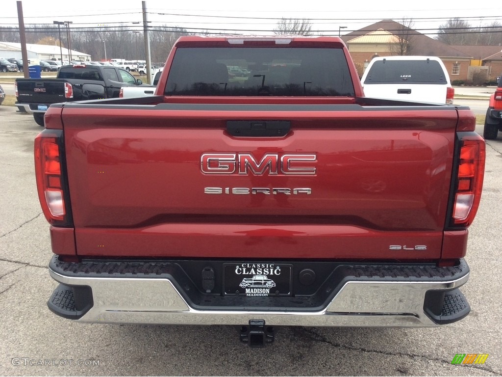 2020 Sierra 1500 SLE Double Cab 4WD - Red Quartz Tintcoat / Jet Black photo #8