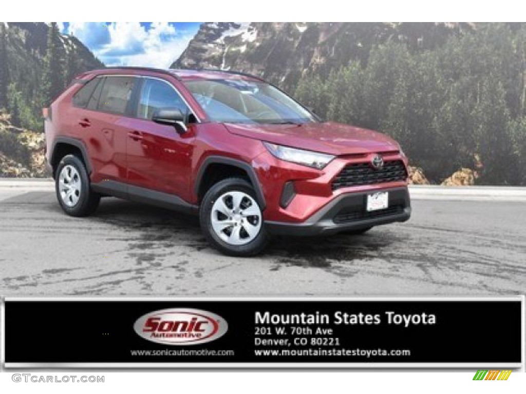 2020 RAV4 LE AWD - Ruby Flare Pearl / Black photo #1