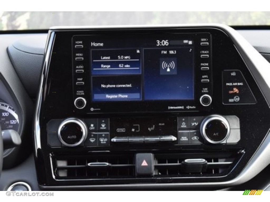 2020 Highlander LE AWD - Magnetic Gray Metallic / Black photo #8