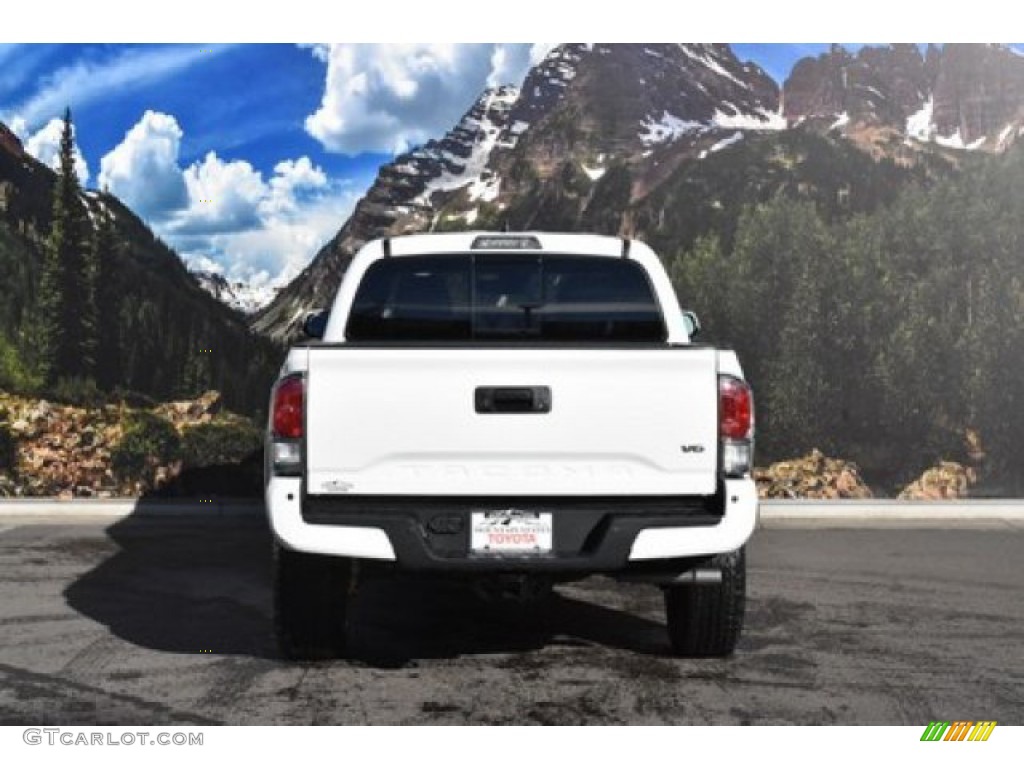 2020 Tacoma TRD Off Road Double Cab 4x4 - Super White / TRD Cement/Black photo #4